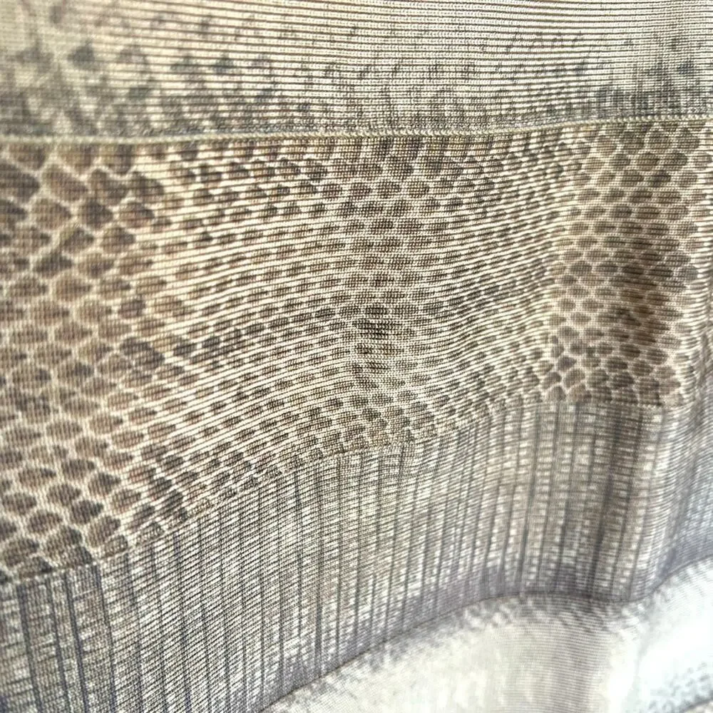 EUC Herve Leger snakeskin bandage mini skirt small
